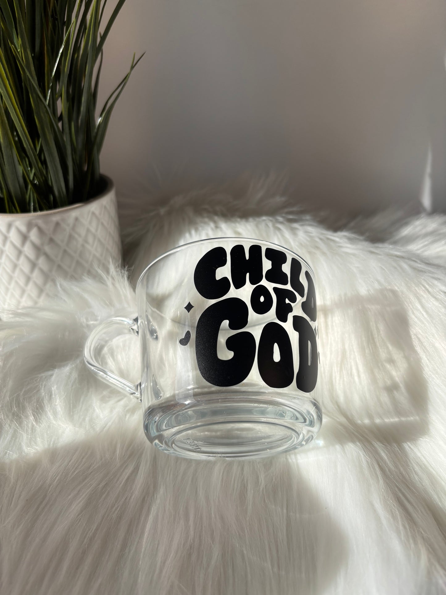 Tasse en verre “Child of God”