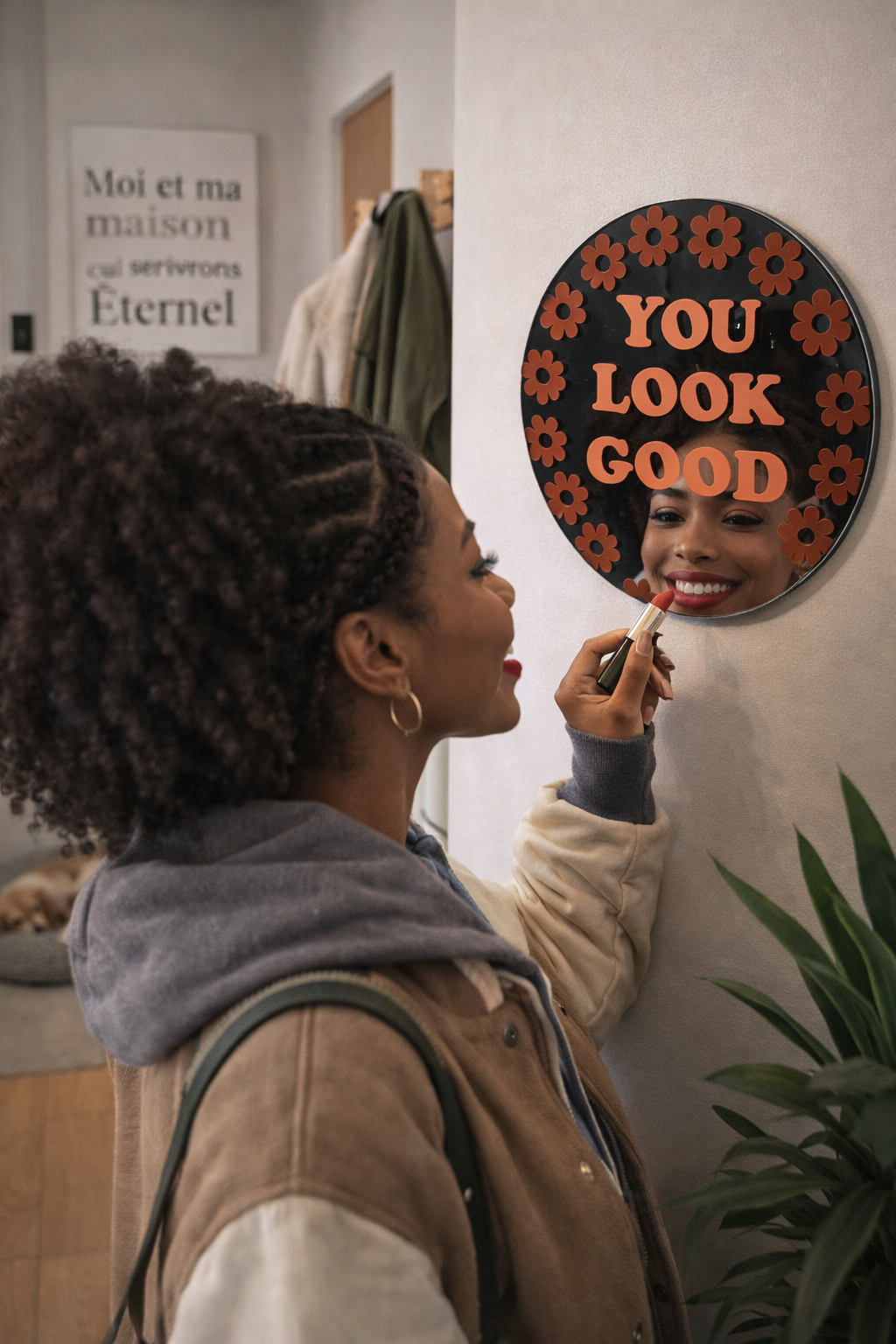 Miroir "You Look Good"