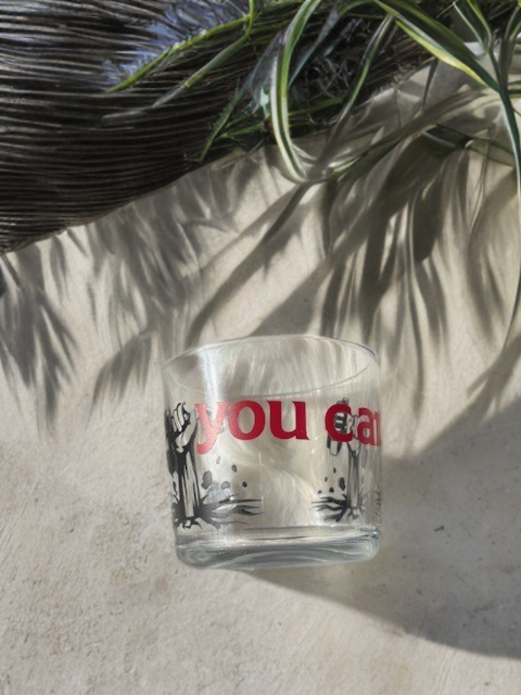 Tasse en verre “You Can”