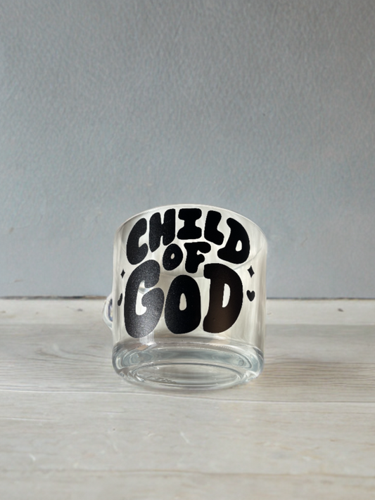 Tasse en verre “Child of God”