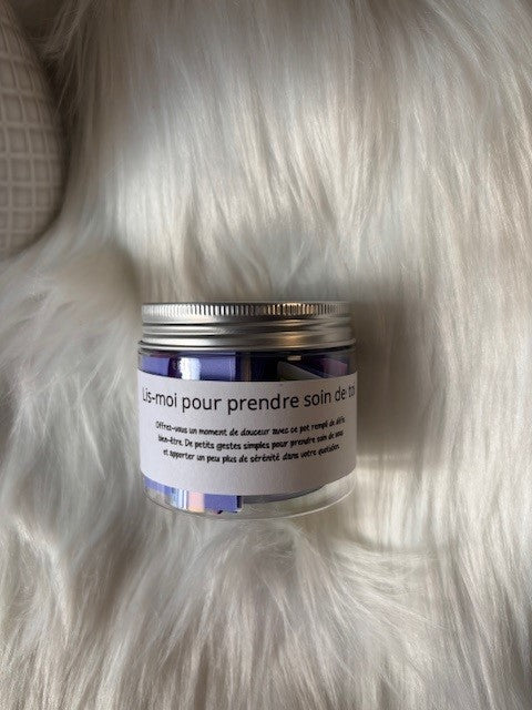 🌿 Pot "Soin de toi" – Prends le temps de t’aimer